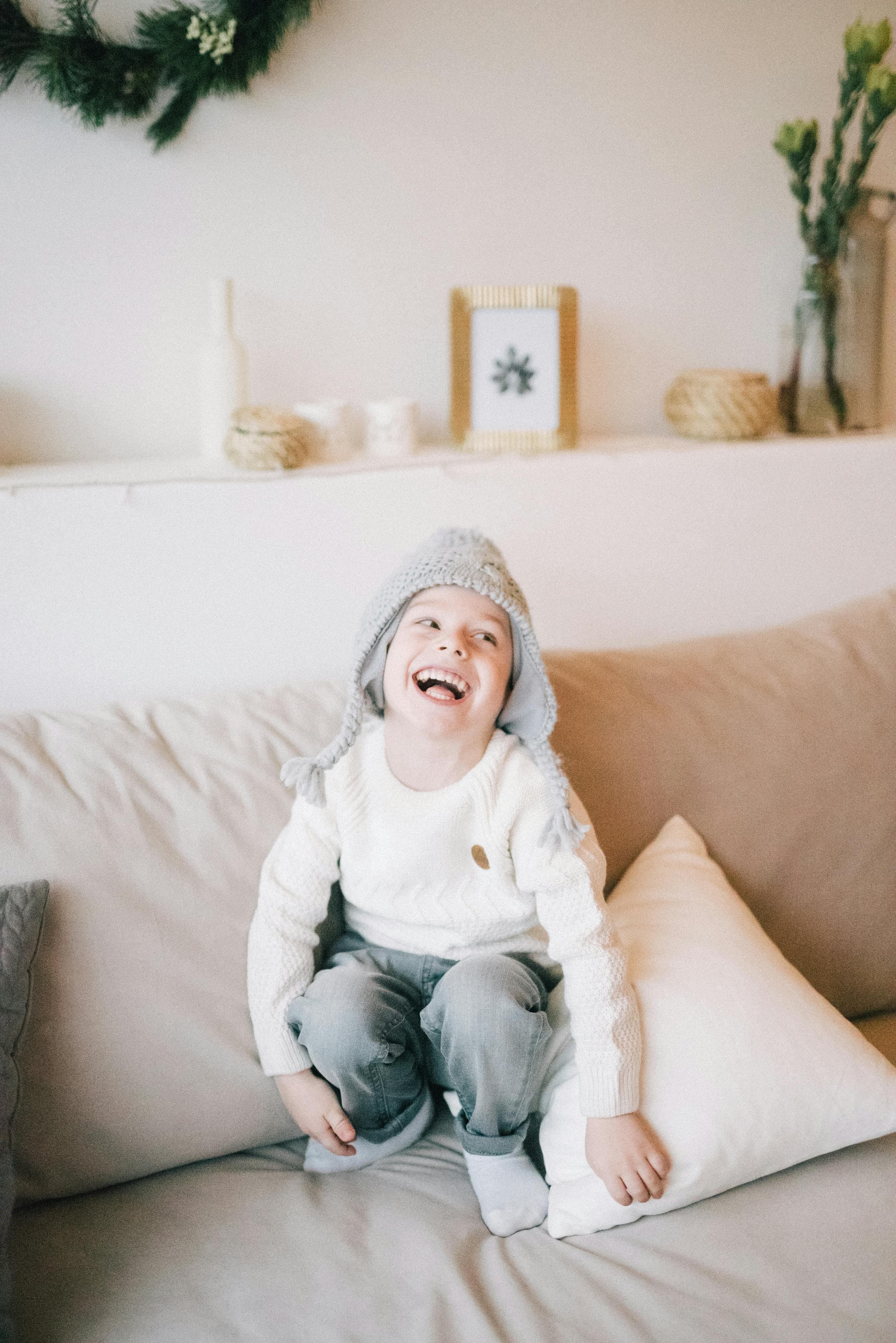 Kid reading a book